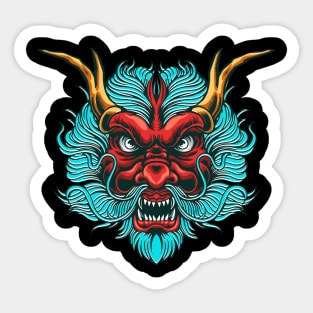 dragon illustration perfect for design Sticker